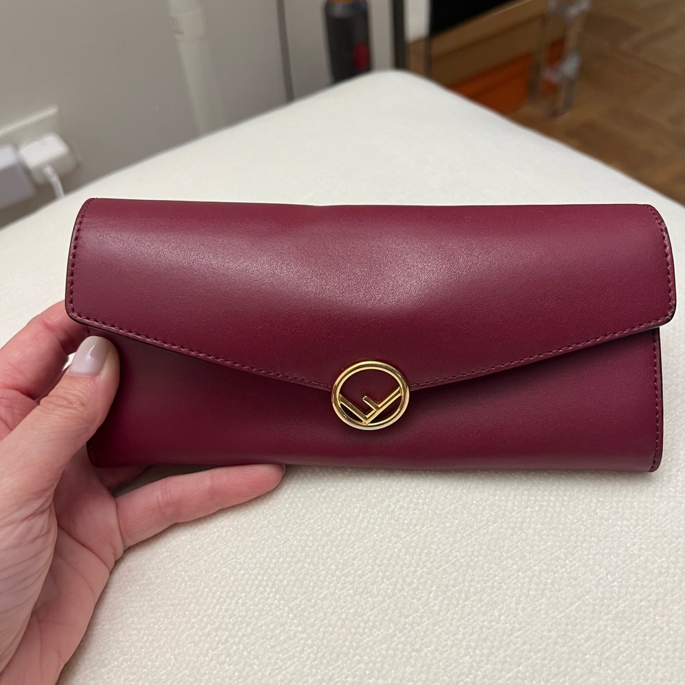 Fendi calf leather wallet
